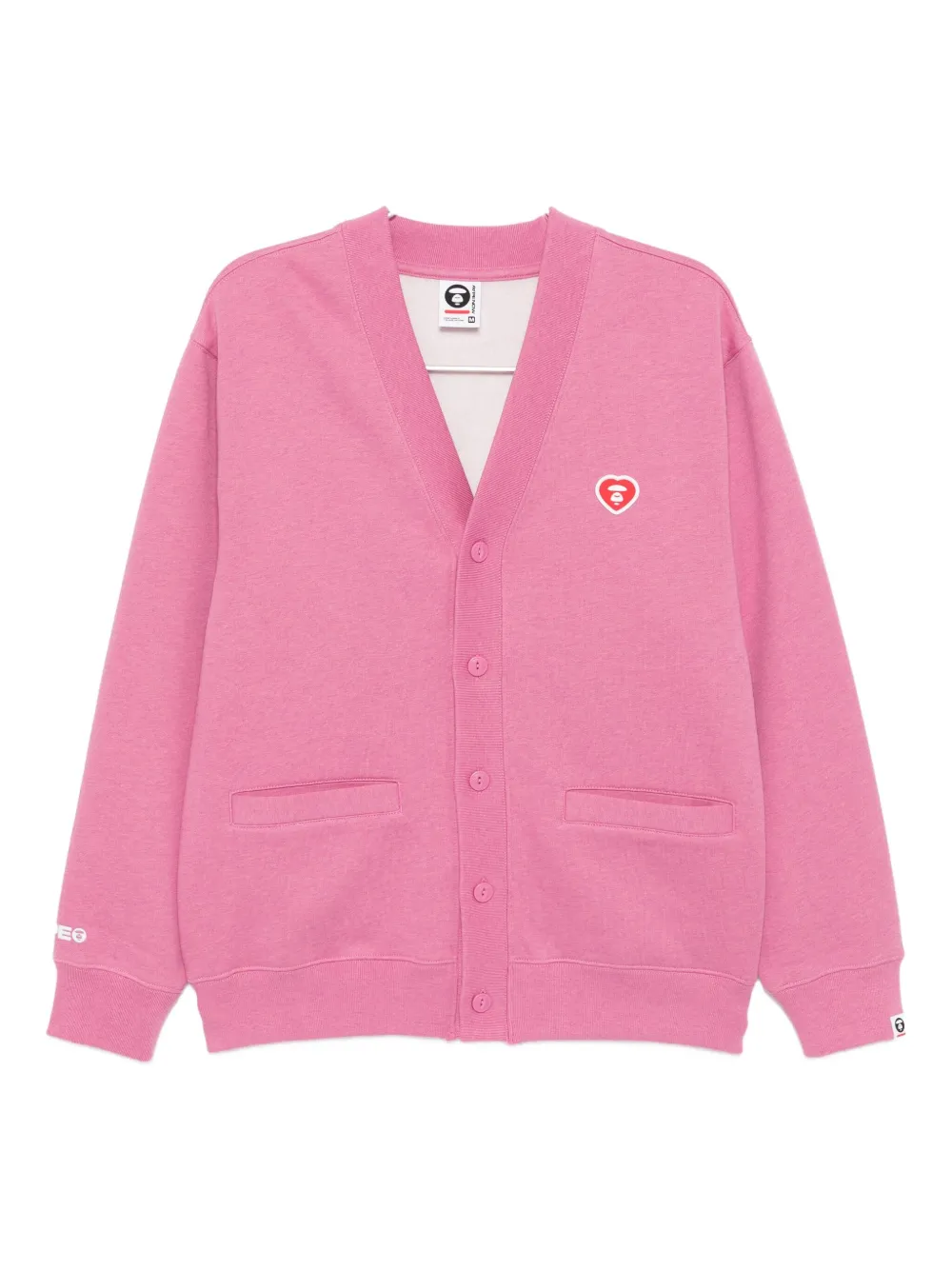 AAPE BY *A BATHING APE® button-up cardigans | Pink | Image 1