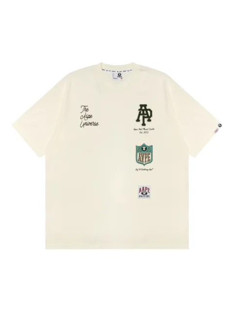 AAPE BY *A BATHING APE® T-shirt con applicazione