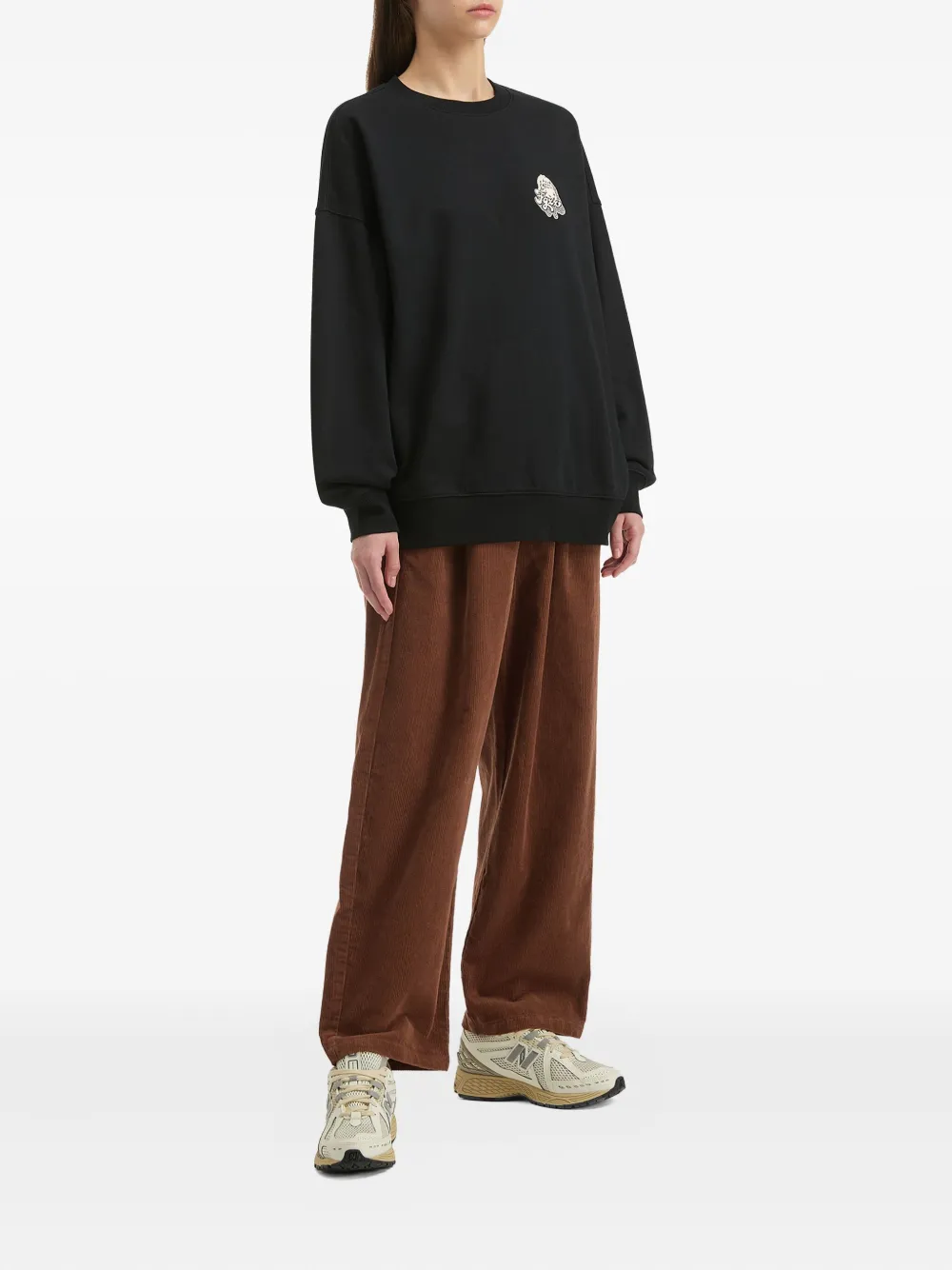 FINGERCROXX Ribfluwelen broek - Bruin
