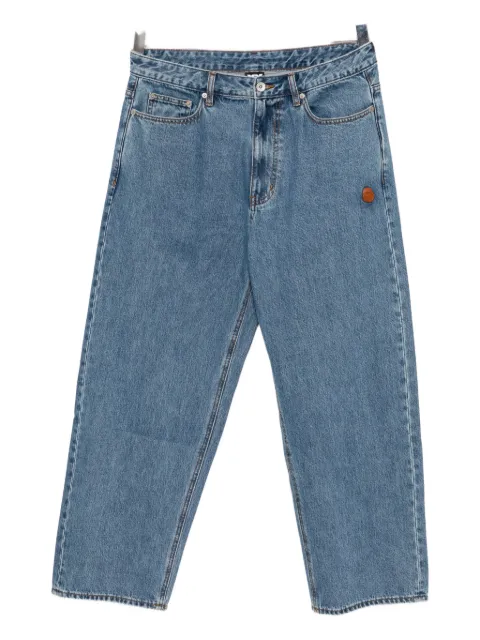 FINGERCROXX logo-plaque jeans