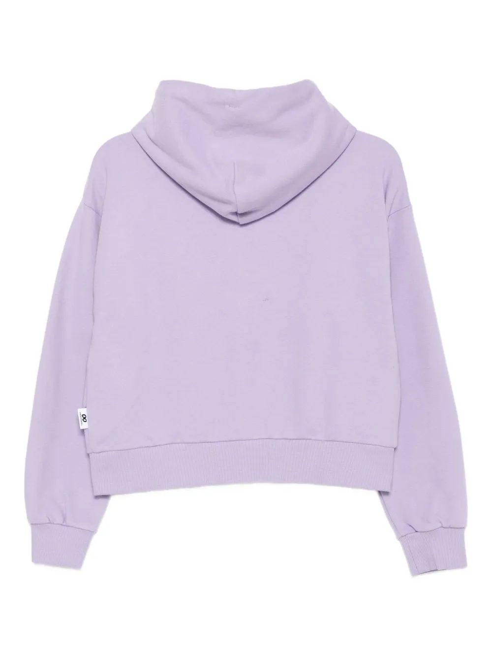 CHOCOOLATE Hoodie met logopatch - Paars