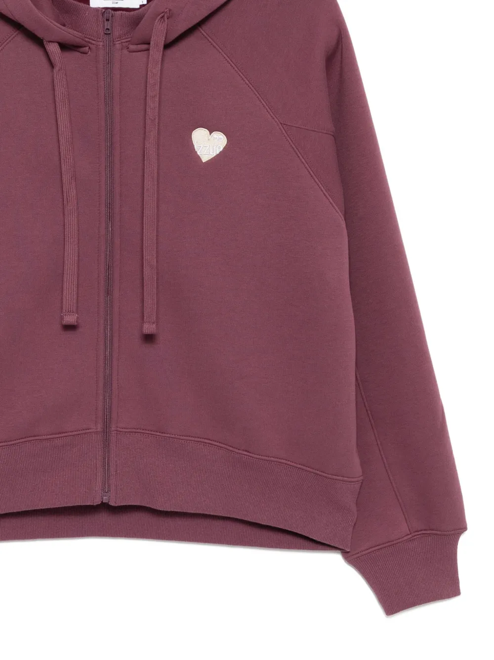 Izzue Embroidered-logo Cotton Hoodie In Pink