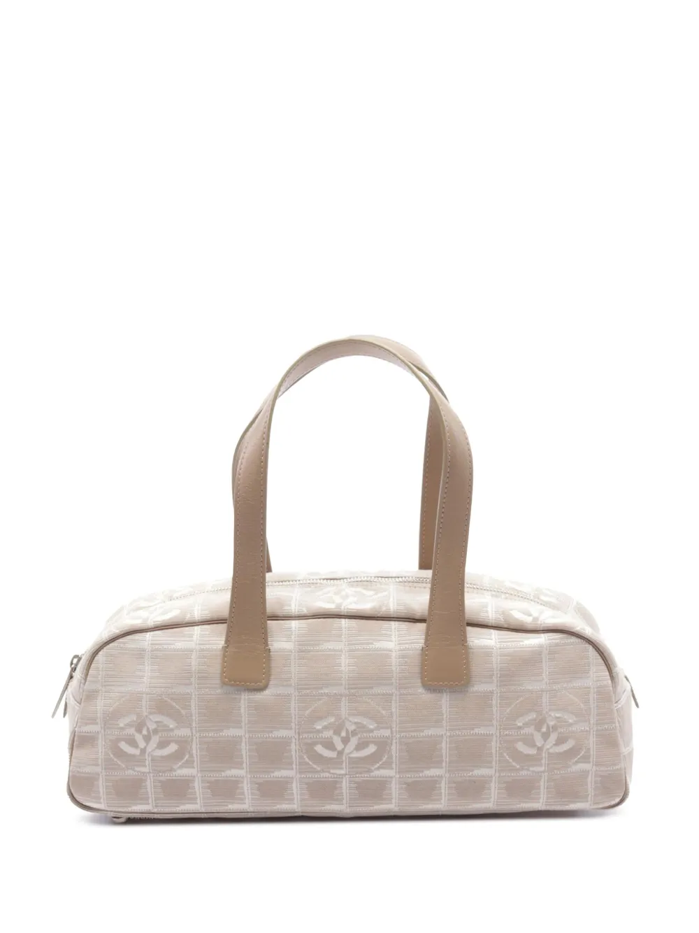 CHANEL Pre-Owned 2002-2003 New Travel Line Nylon handbag - ブラウン CHANEL Pre-Owned 2002-2003 New Travel Line Nylon handbag - ブラウン