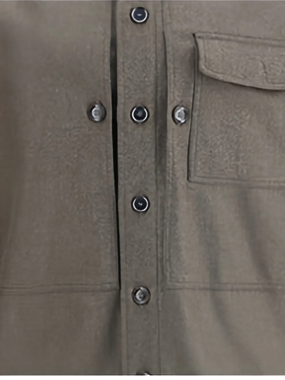 Brioni Button-fastening Patch-pocket Shirt In Gray