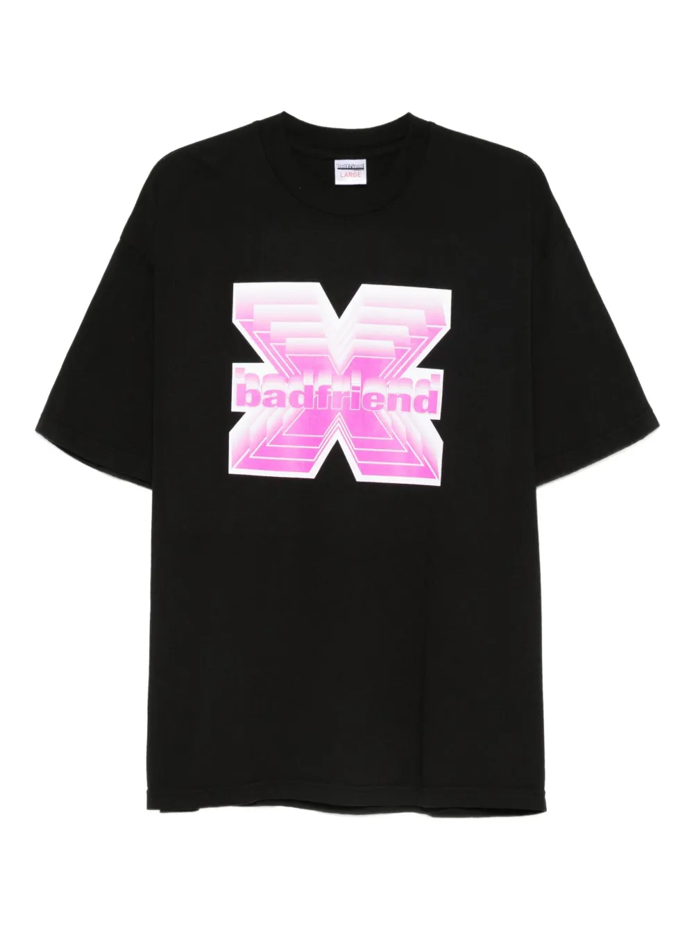 BADFRIEND graphic-print T-shirt | Black | Image 1