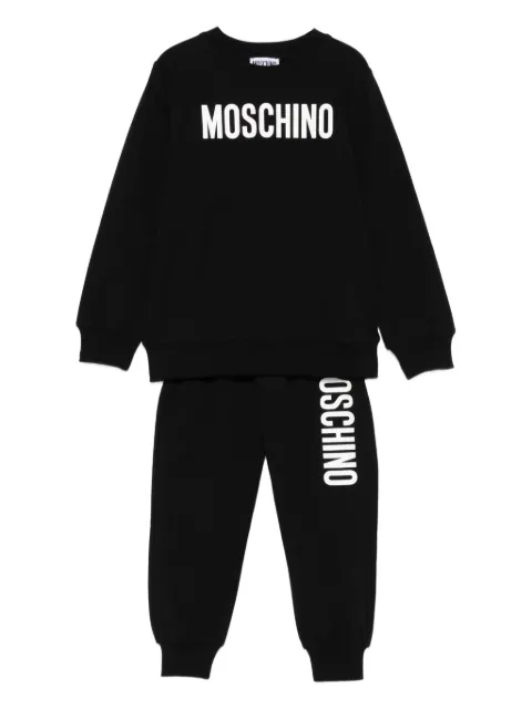 Moschino Kids طقم رياضي بطبعة شعار الماركة (قطعتان)