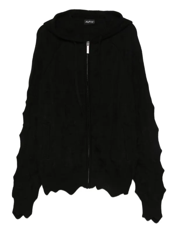 MADFRENZY Spike ジップアップ パーカー | ブラック | FARFETCH JP