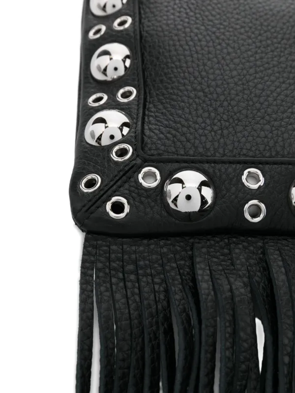 Valentino Garavani フリンジ ショルダーバッグ | ブラック | FARFETCH JP