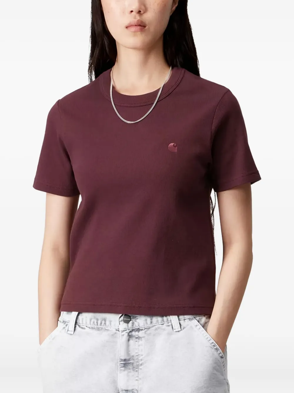 Carhartt Philipa Crew-neck T-shirt In Red