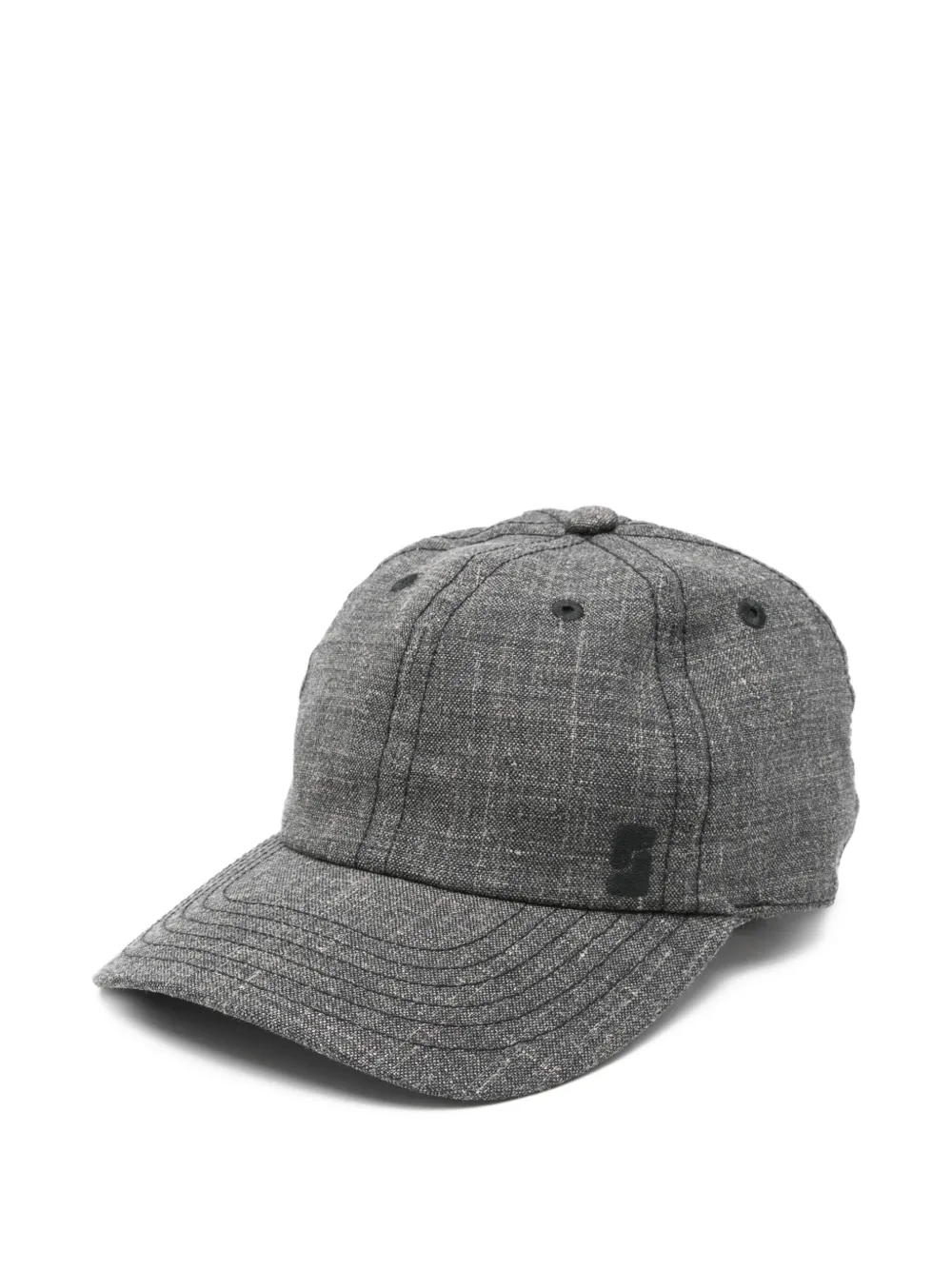 Soeur Curved Baseball Cap In Gray