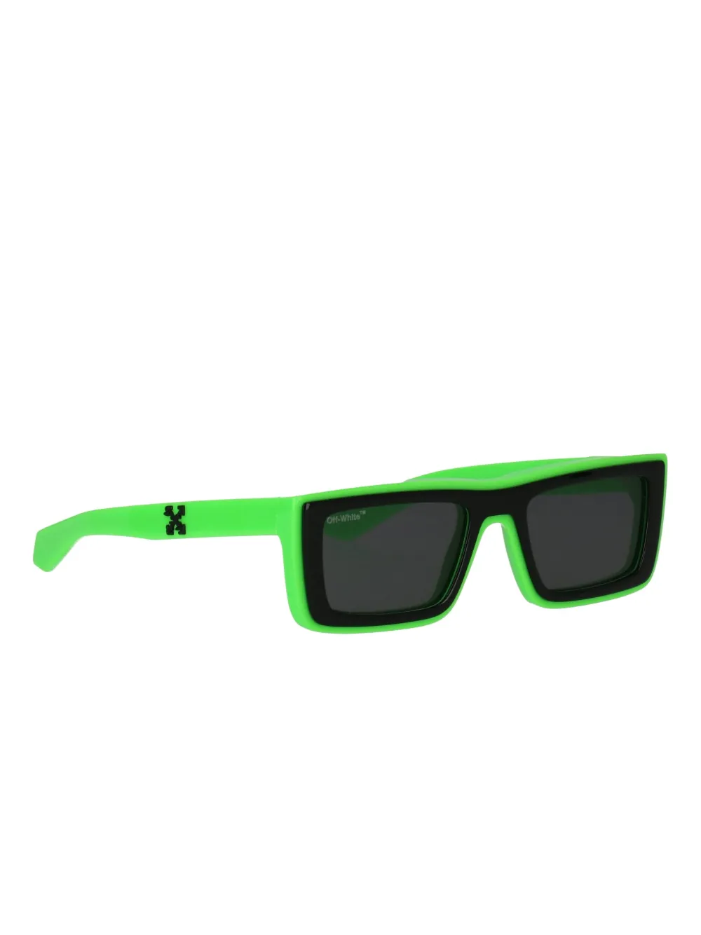 Off-white Rectangle-frame Sunglasses In Black