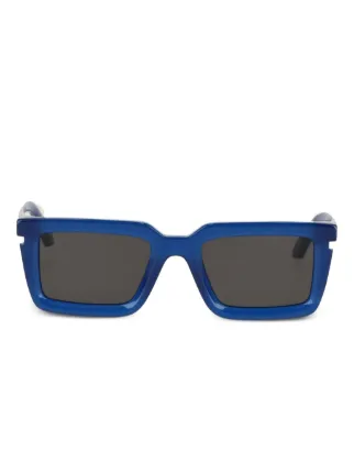 Off-White Pittsburgh スクエアフレーム サングラス Off-White Eyewear スクエアフレーム サングラス | ブルー | FARFETCH JP