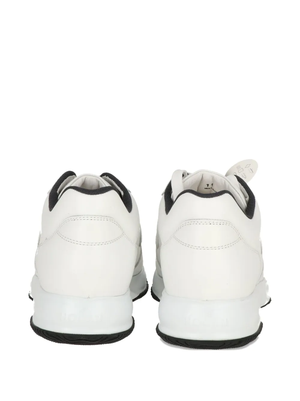 Hogan leather lace-up sneakers White