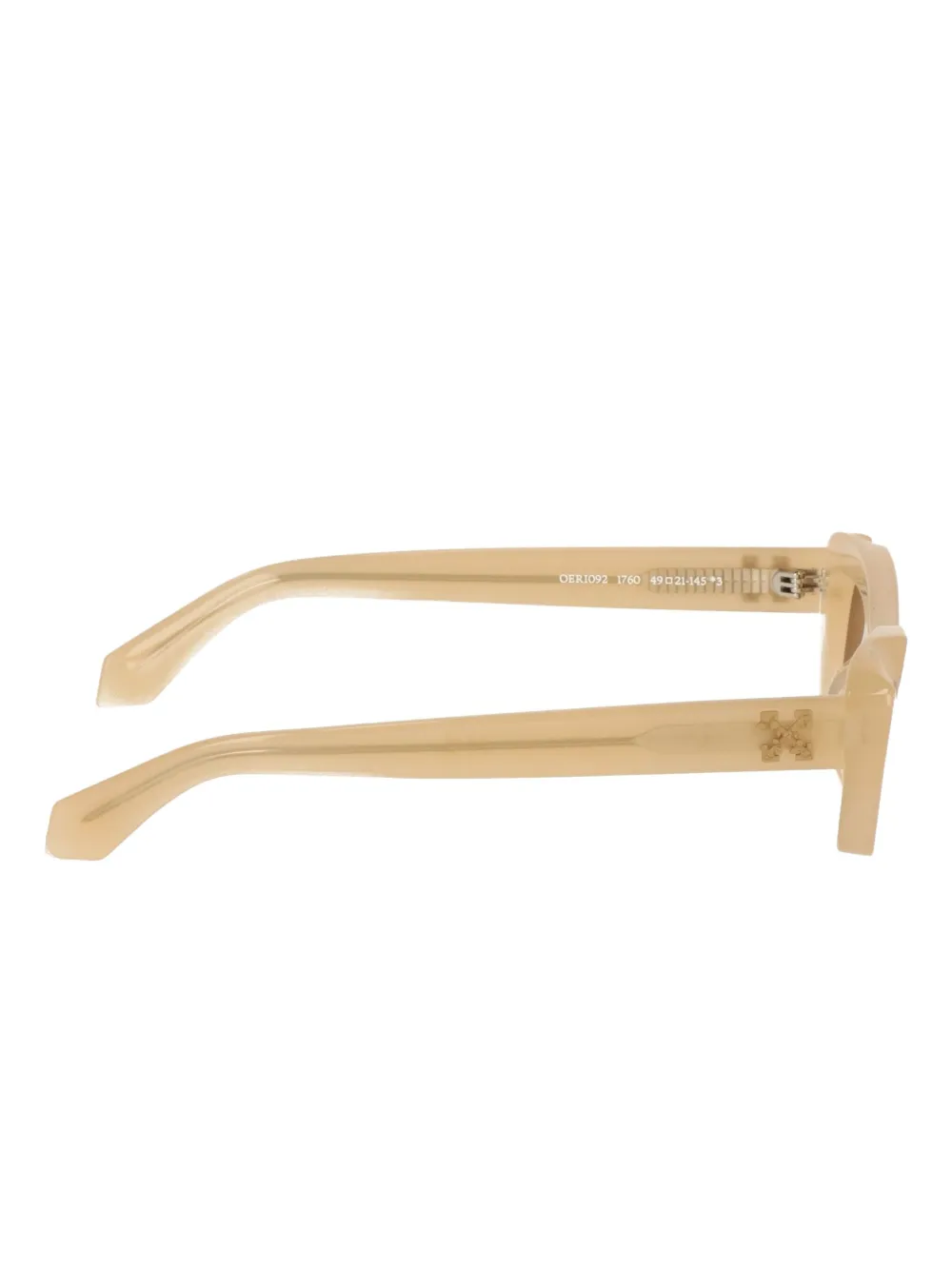 Off-white Eyewear Round-frame Tinted Sunglasses In Neutral
