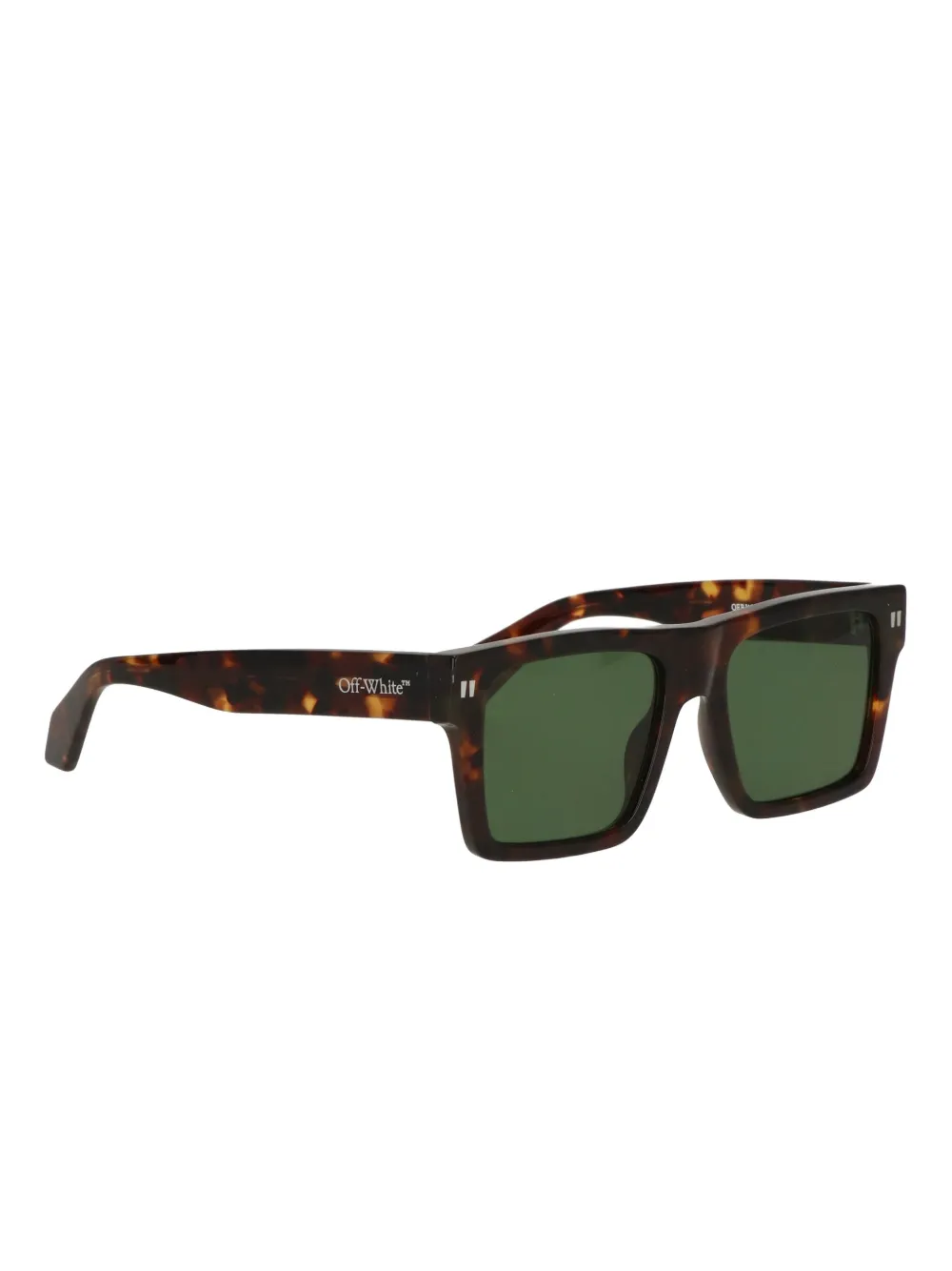 Off-White Eyewear tortoiseshell square-frame sunglasses - Bruin