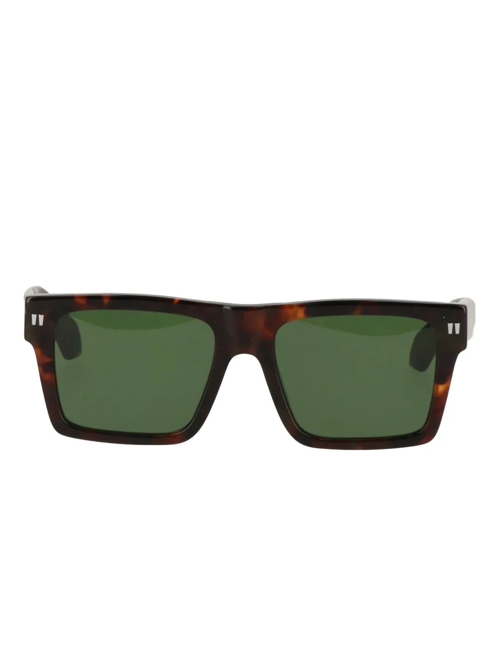 Off-white Eyewear Tortoiseshell Square-frame Sunglasses In Brown