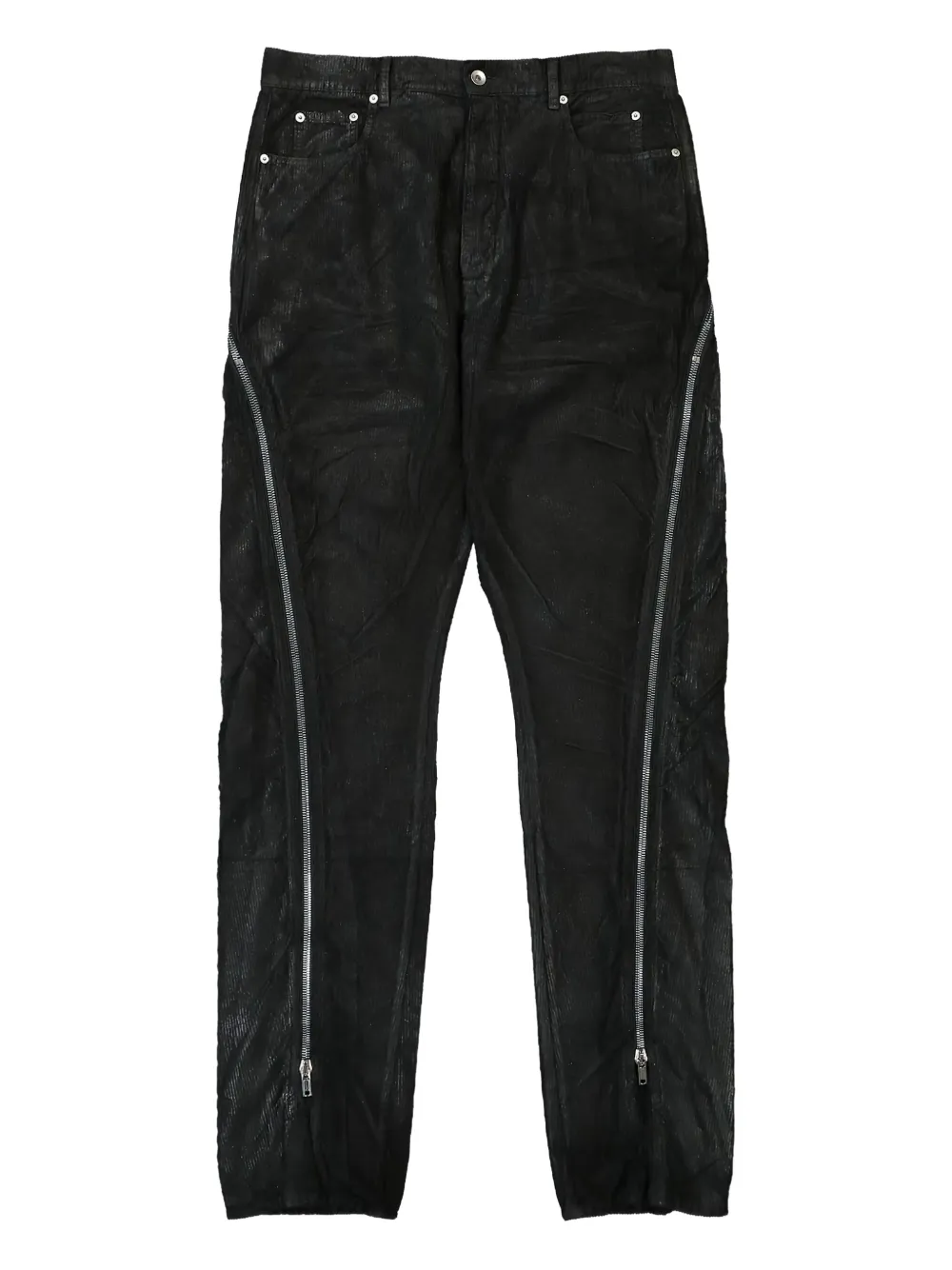 Rick Owens DRKSHDW Hollywood Boan Banana zip-detail jeans Zwart