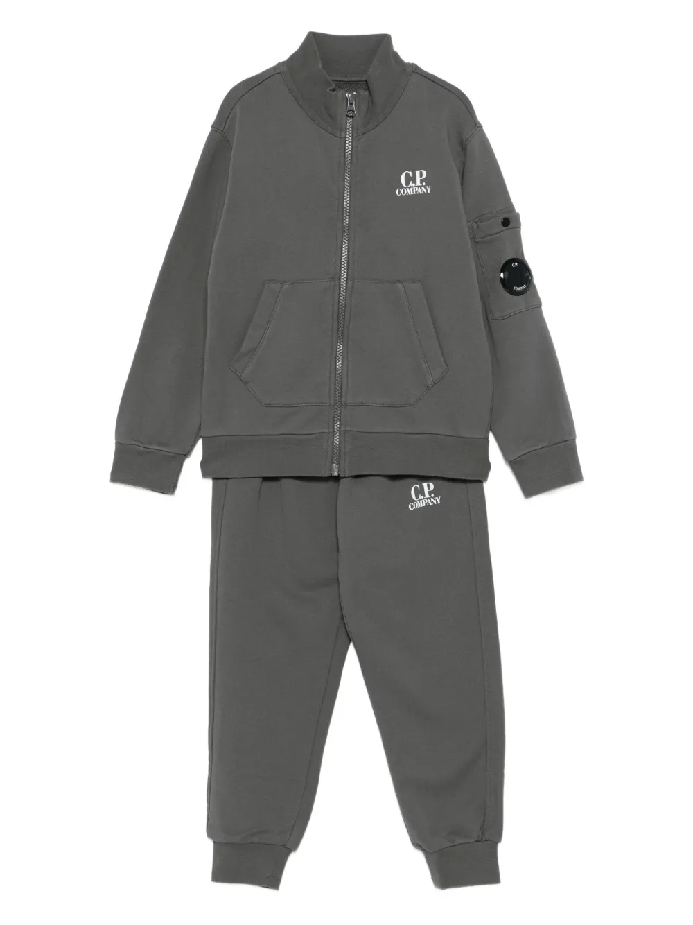 C.P. Company Kids logo-embroidery tracksuit set (set of two) | Grey | Image 1