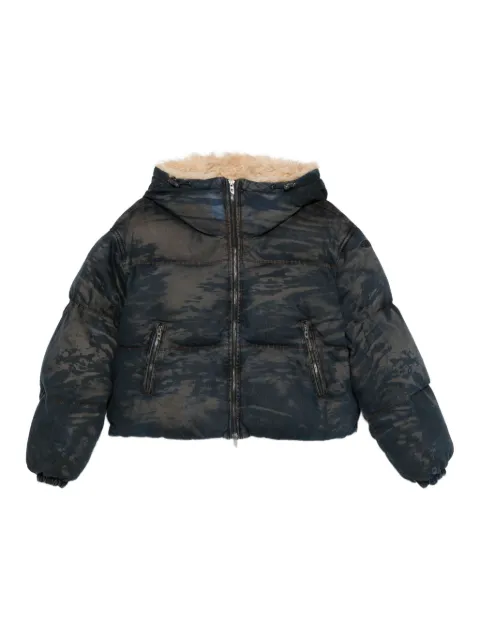 Diesel camouflage-pattern padded jacket