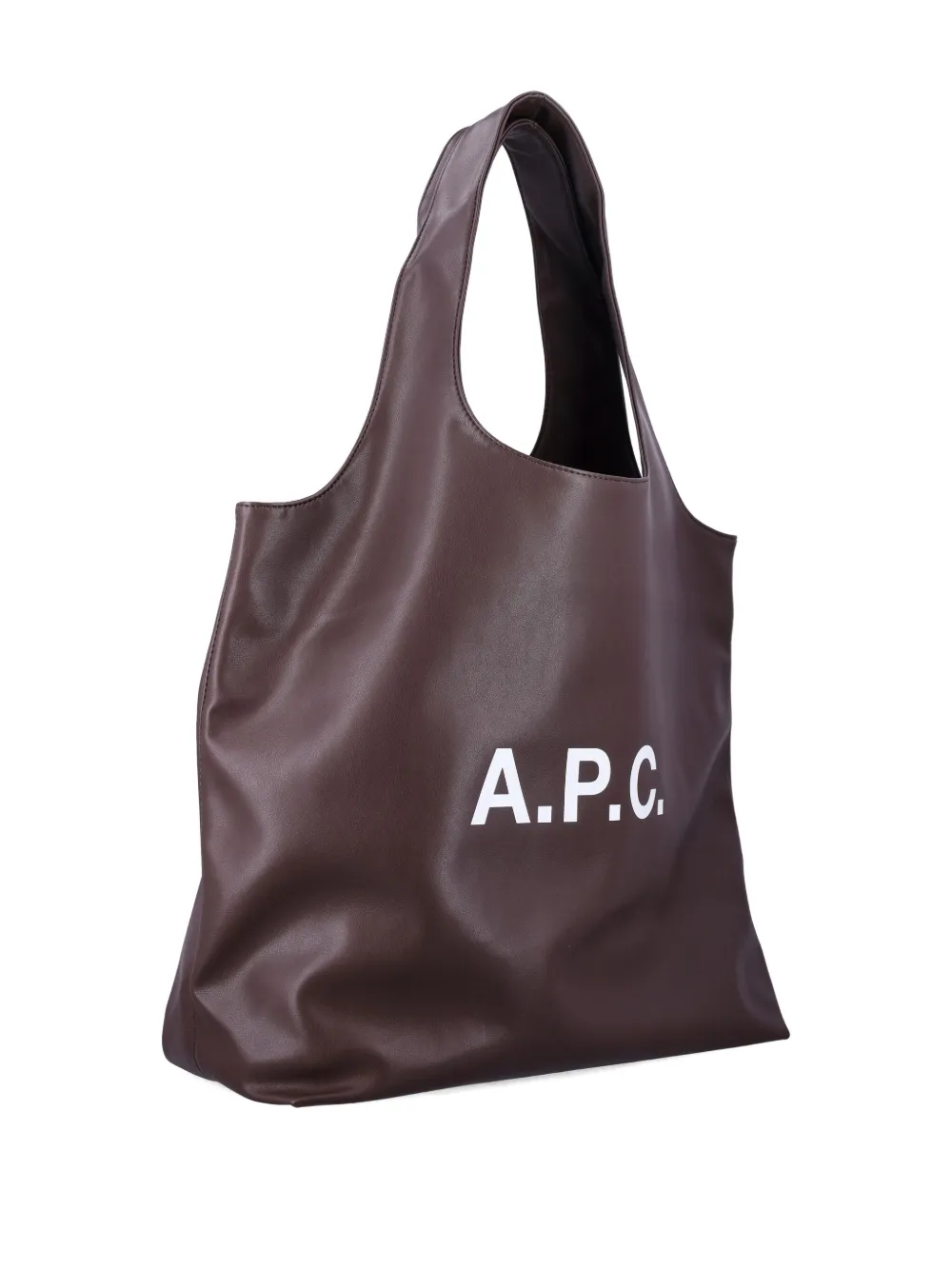 A.P.C. Heuptas met logoplakkaat Bruin