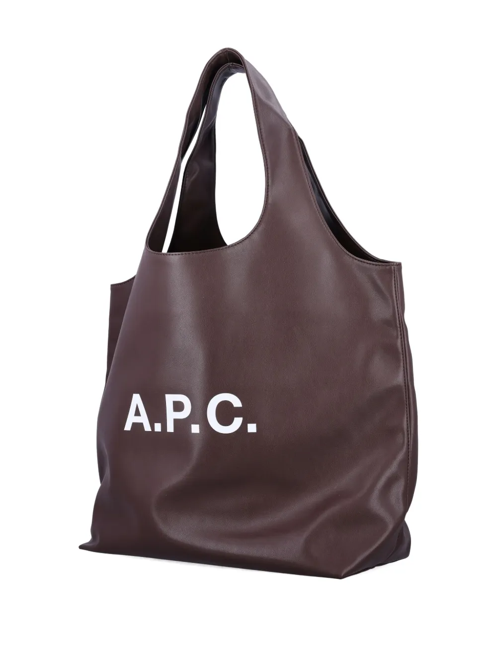 A.P.C. Heuptas met logoplakkaat Bruin
