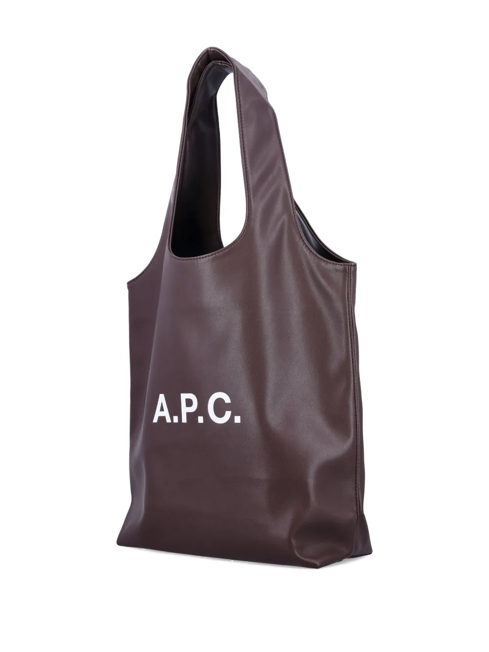 A.P.C. Heuptas met logoplakkaat Bruin