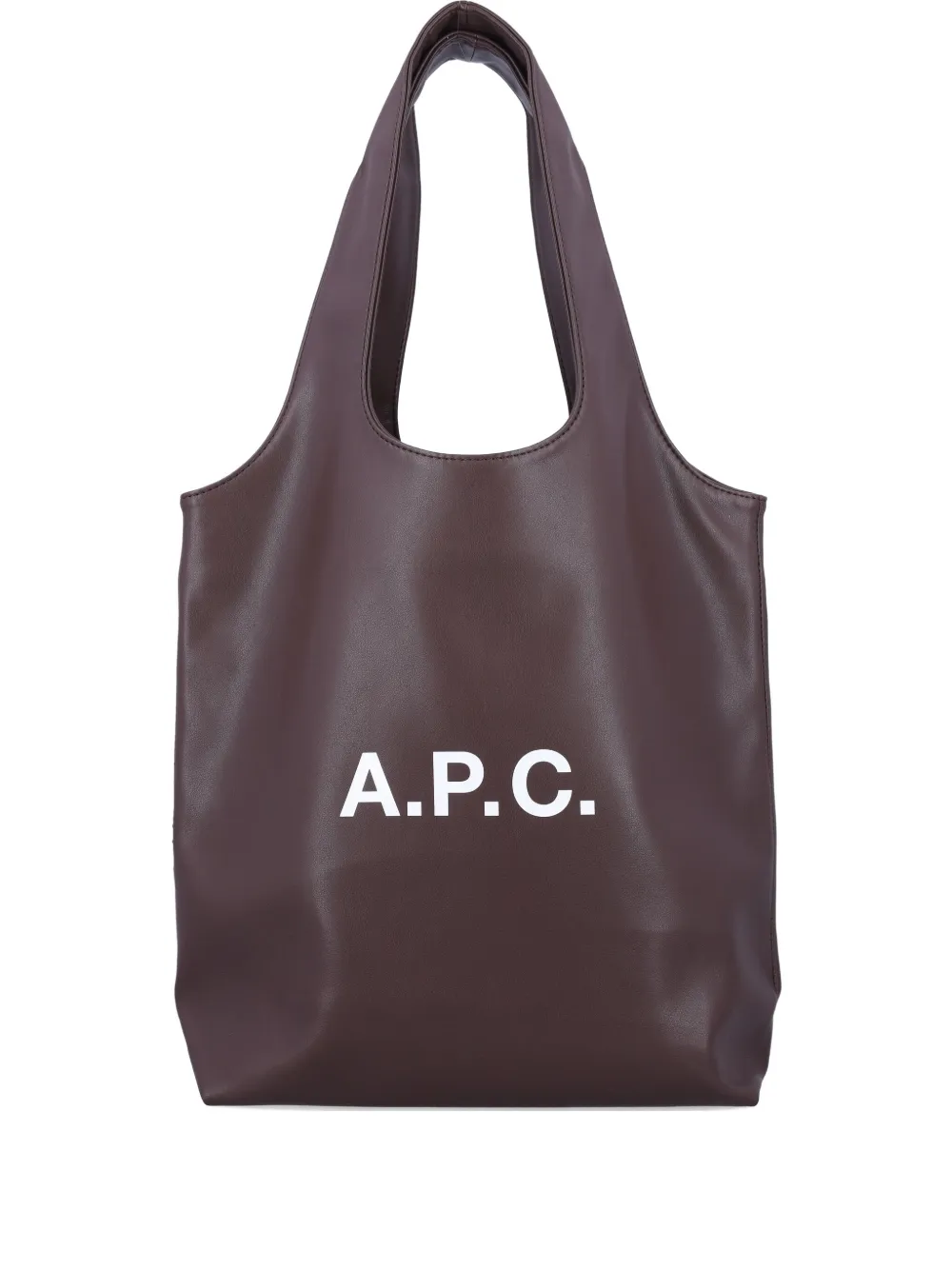 A.P.C. Heuptas met logoplakkaat Bruin
