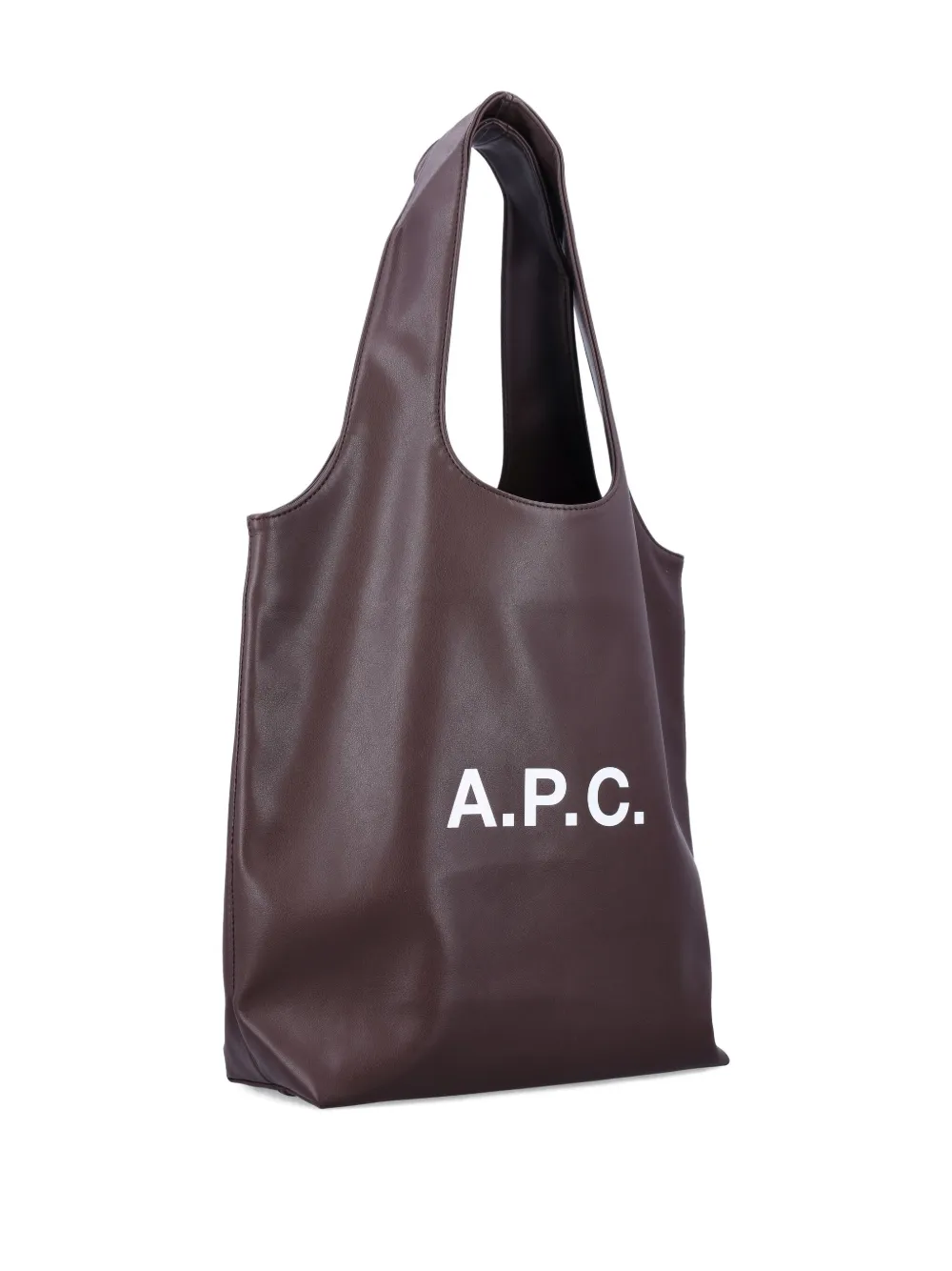 A.P.C. Heuptas met logoplakkaat Bruin