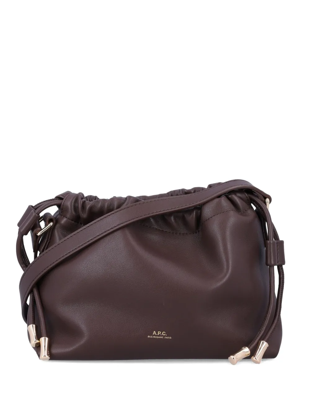 A.P.C. Ninon bucket bag CAE BROWN