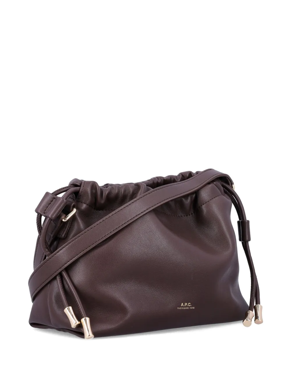 A.P.C. Ninon bucket bag CAE BROWN