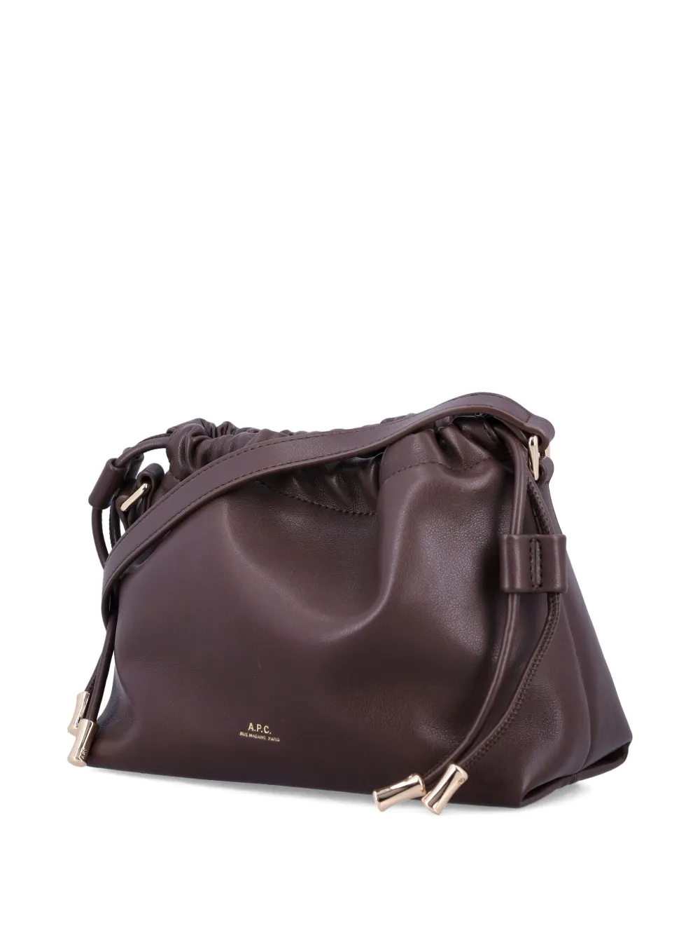 A.P.C. Ninon bucket bag CAE BROWN