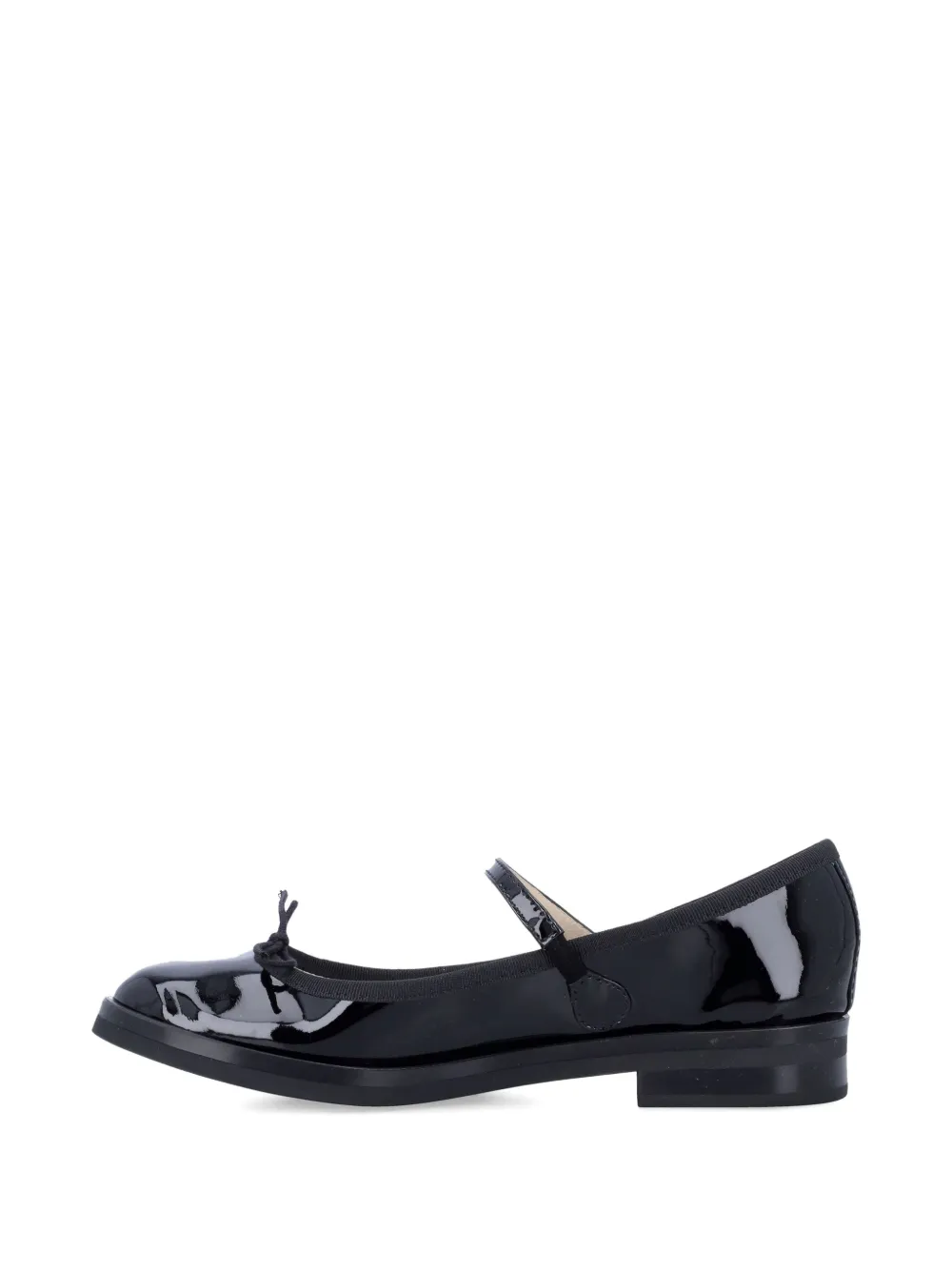 Repetto patent-leather bow ballet flats Blue