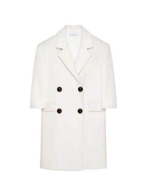 Givenchy double breasted coat in wool