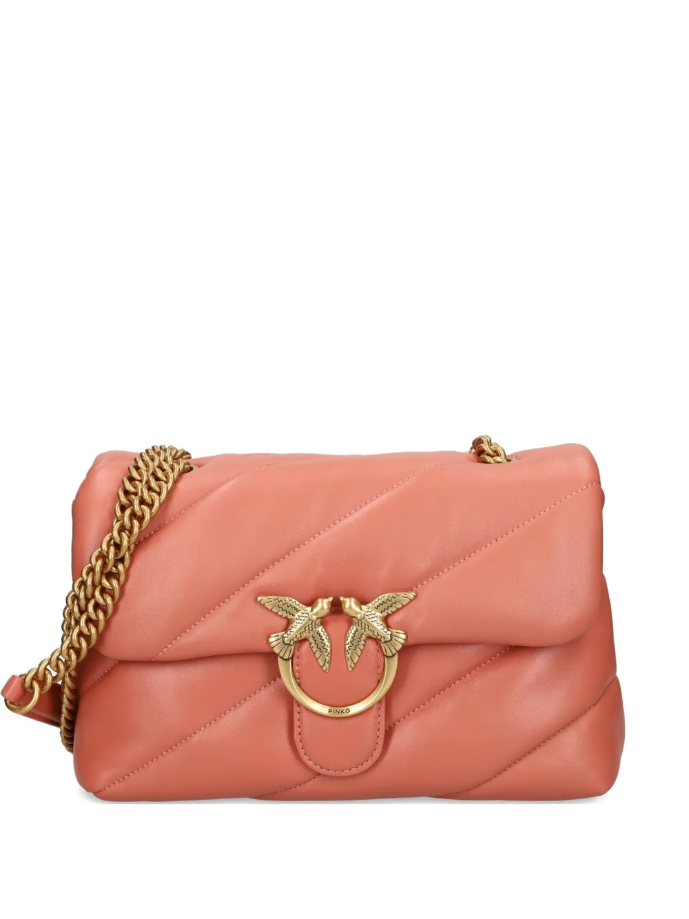 PINKO Borsa trapuntata con catena - Rosa