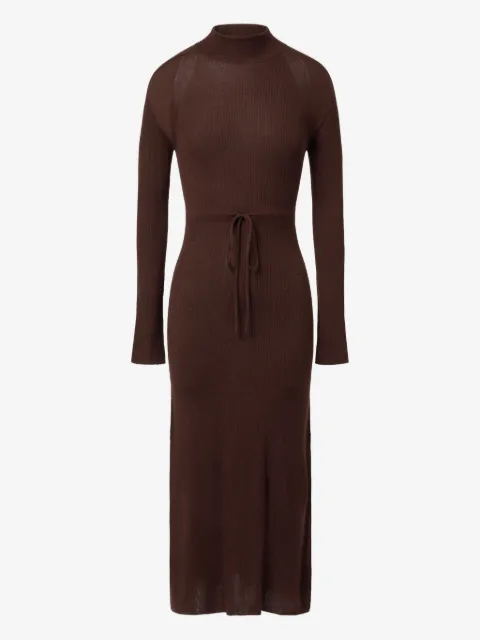 A.P.C. vestido largo con cuello redondo