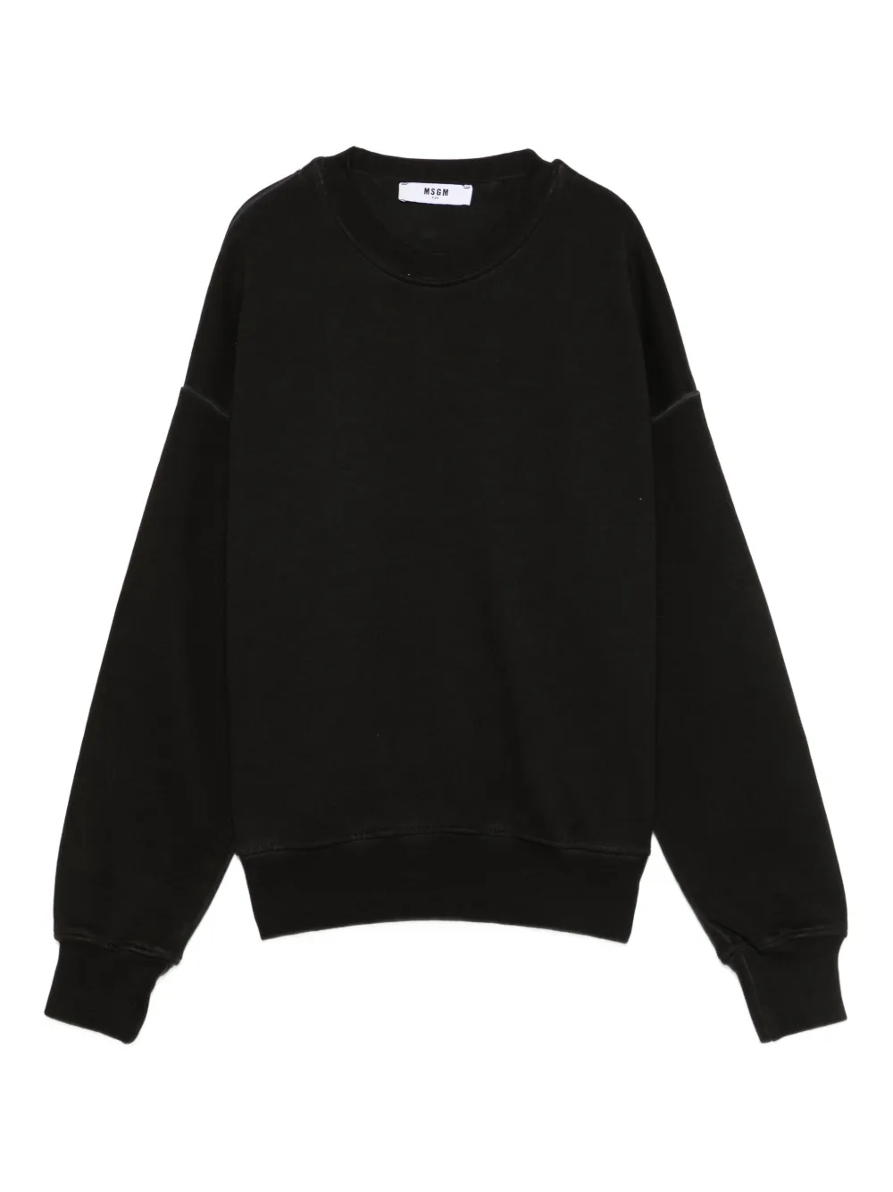 MSGM Kids crew-neck sweatshirt | Black | Image 1