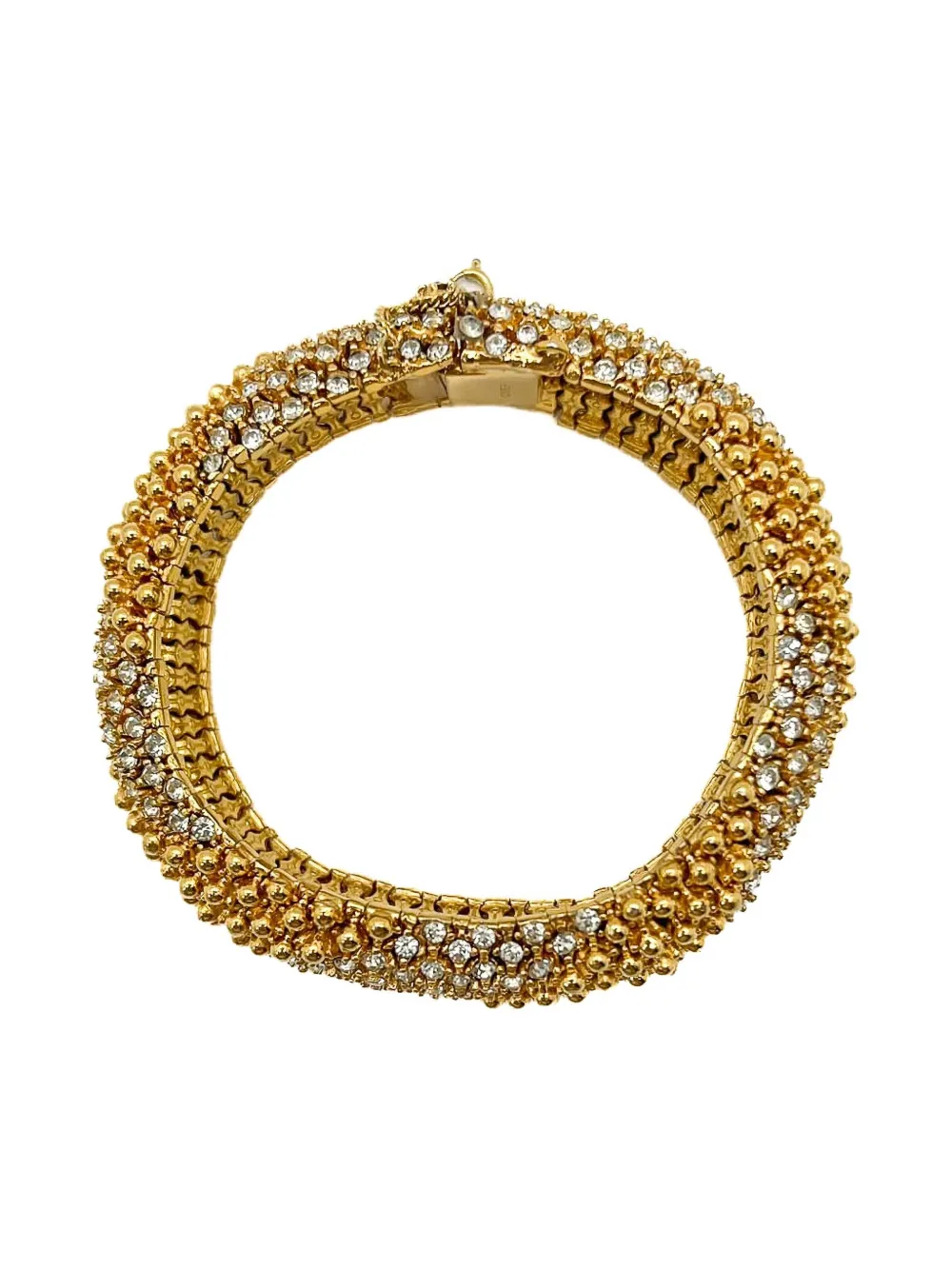 Ciner Vintage Bracciale con cristalli anni '1960 - Oro