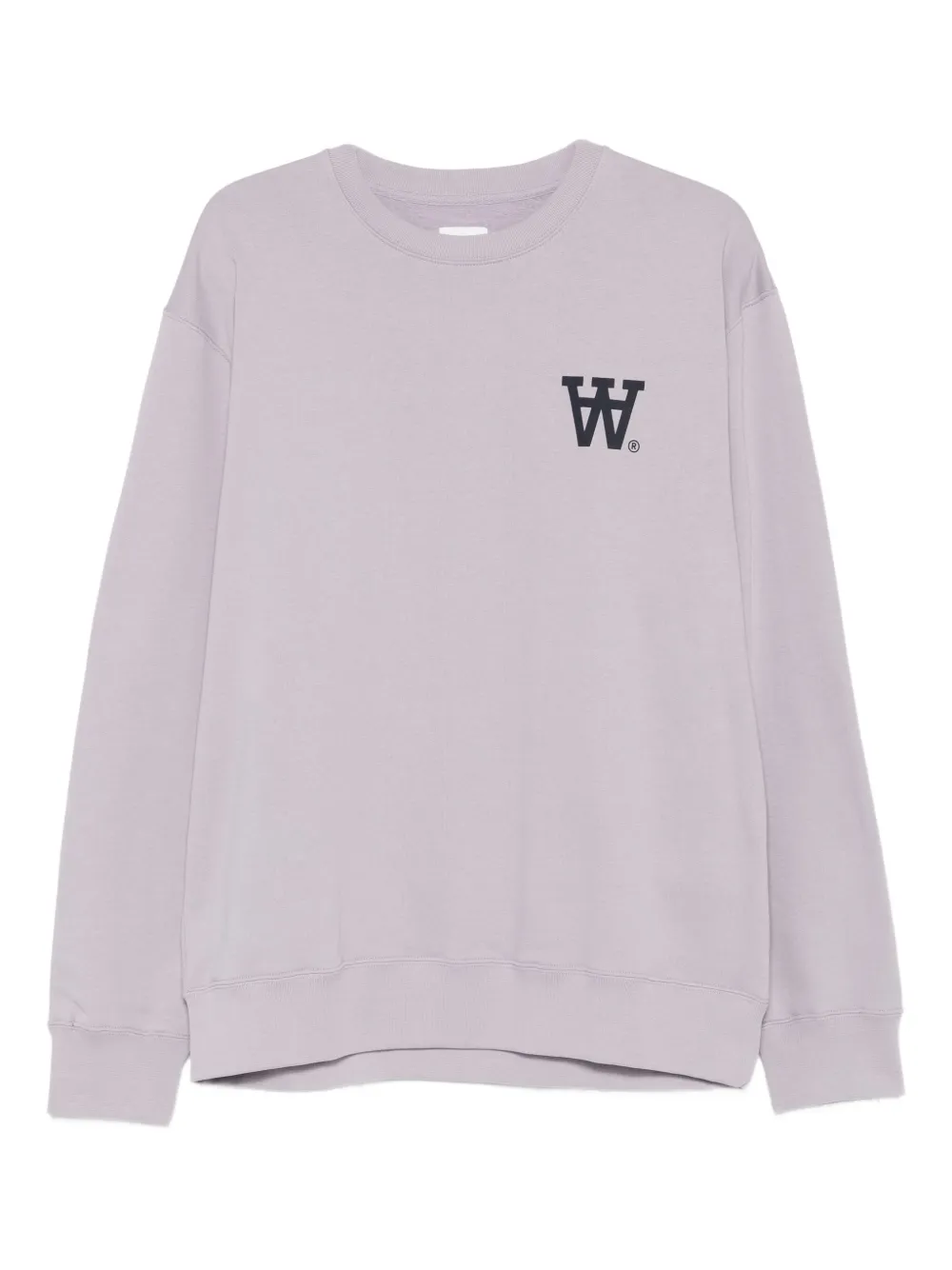 Wood Wood logo-print sweatshirt | Grey | Image 1