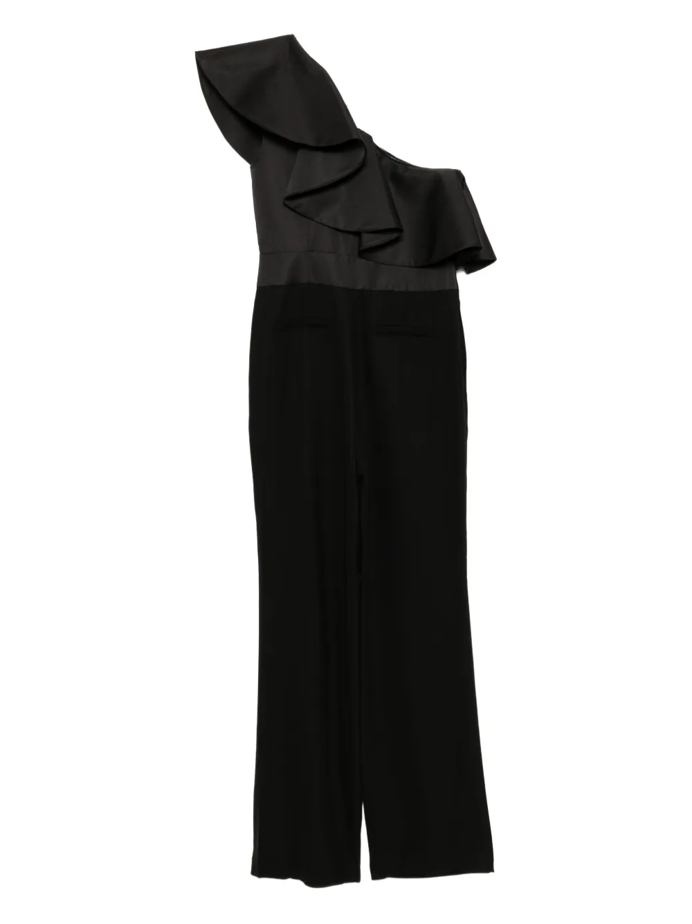 Karl Lagerfeld One-shoulder Jumpsuit In Animal Print