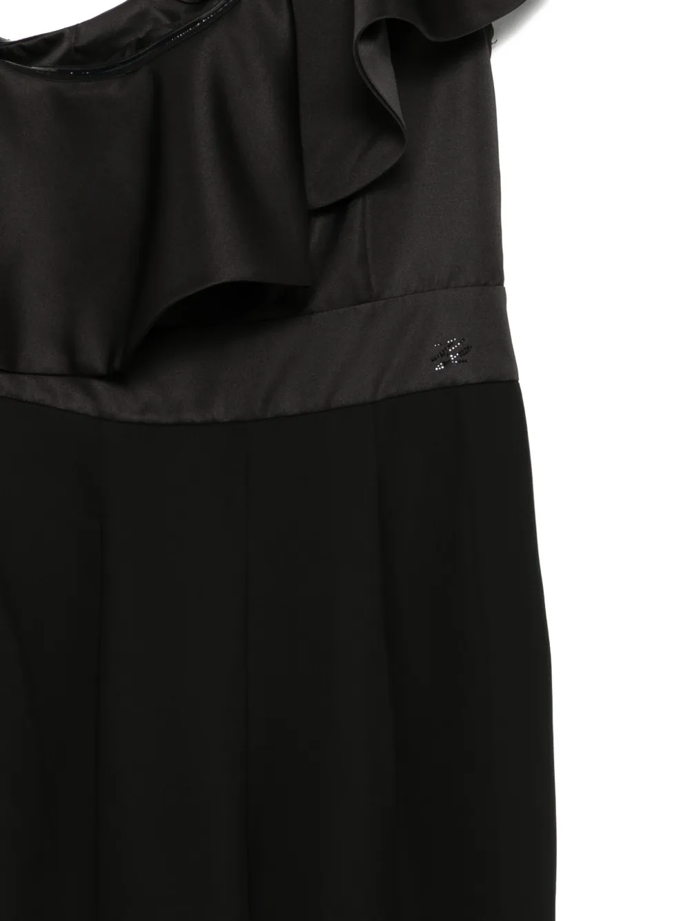 Karl Lagerfeld One-shoulder Jumpsuit In Animal Print