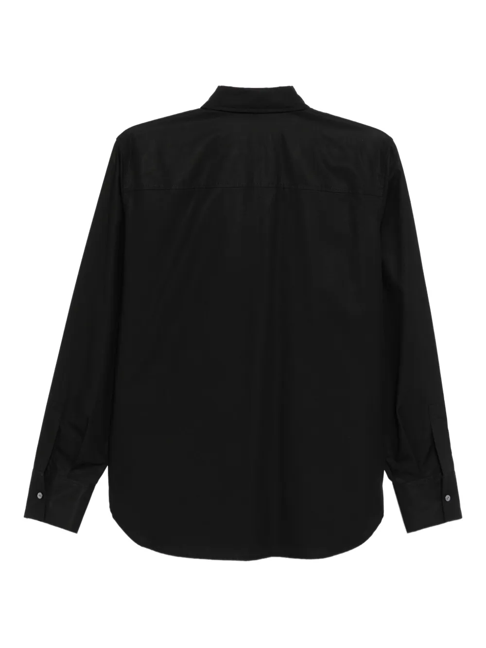 Karl Lagerfeld Popeline blouse met strik - Zwart