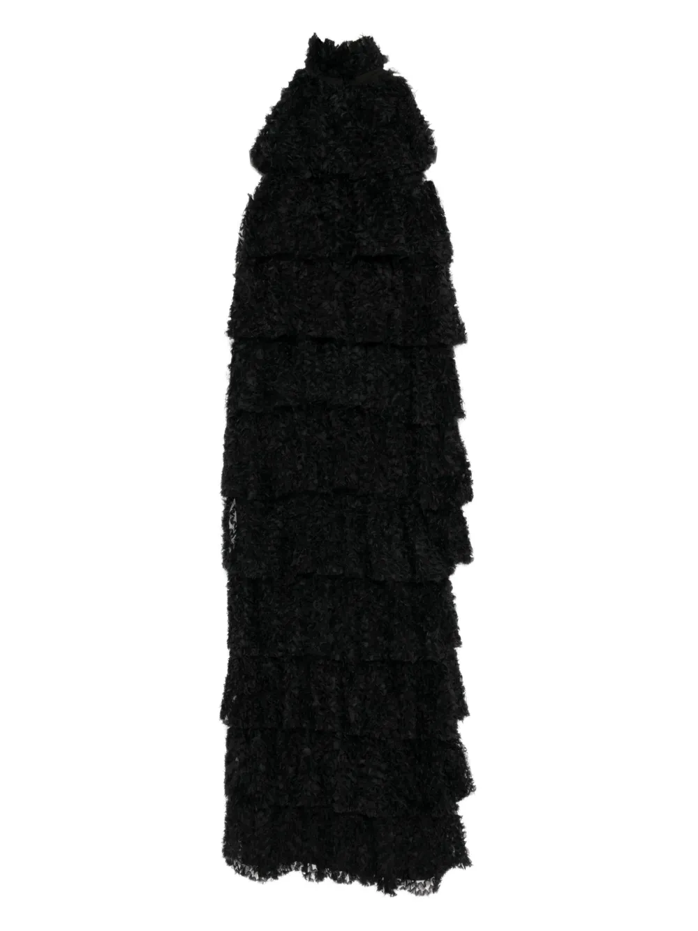 Karl Lagerfeld Studio jurk met ruches Zwart