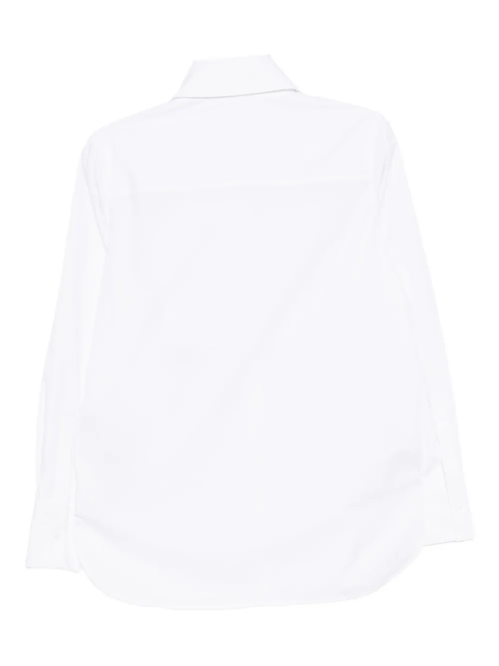 Karl Lagerfeld Blouse met geborduurd logo - Wit