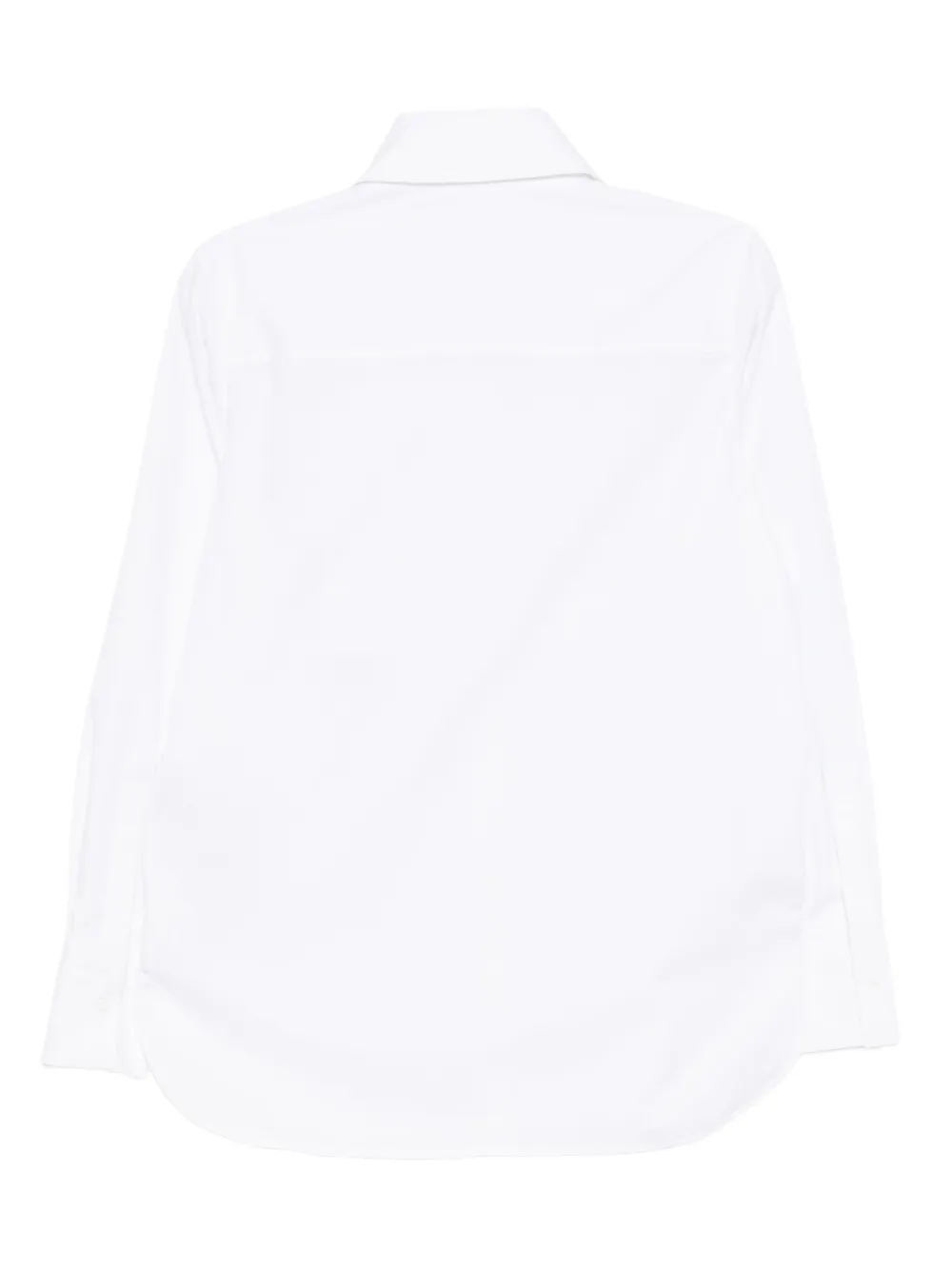 Karl Lagerfeld Blouse met geborduurd logo Wit