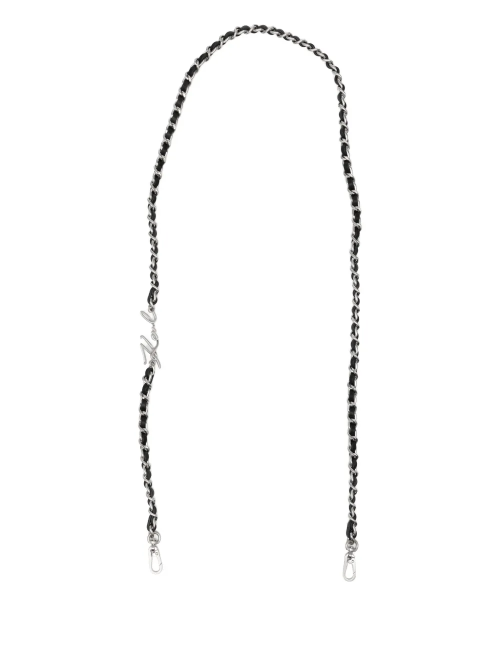 Karl Lagerfeld K/Signature chain strap - Nero