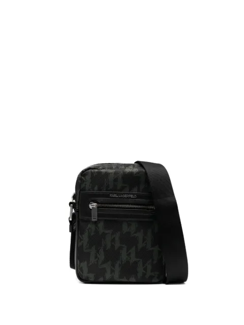 Karl Lagerfeld sac porté épaule à logo intégral