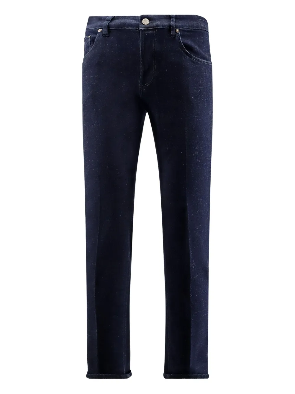 PT Torino Denim broek met spikkels Blauw
