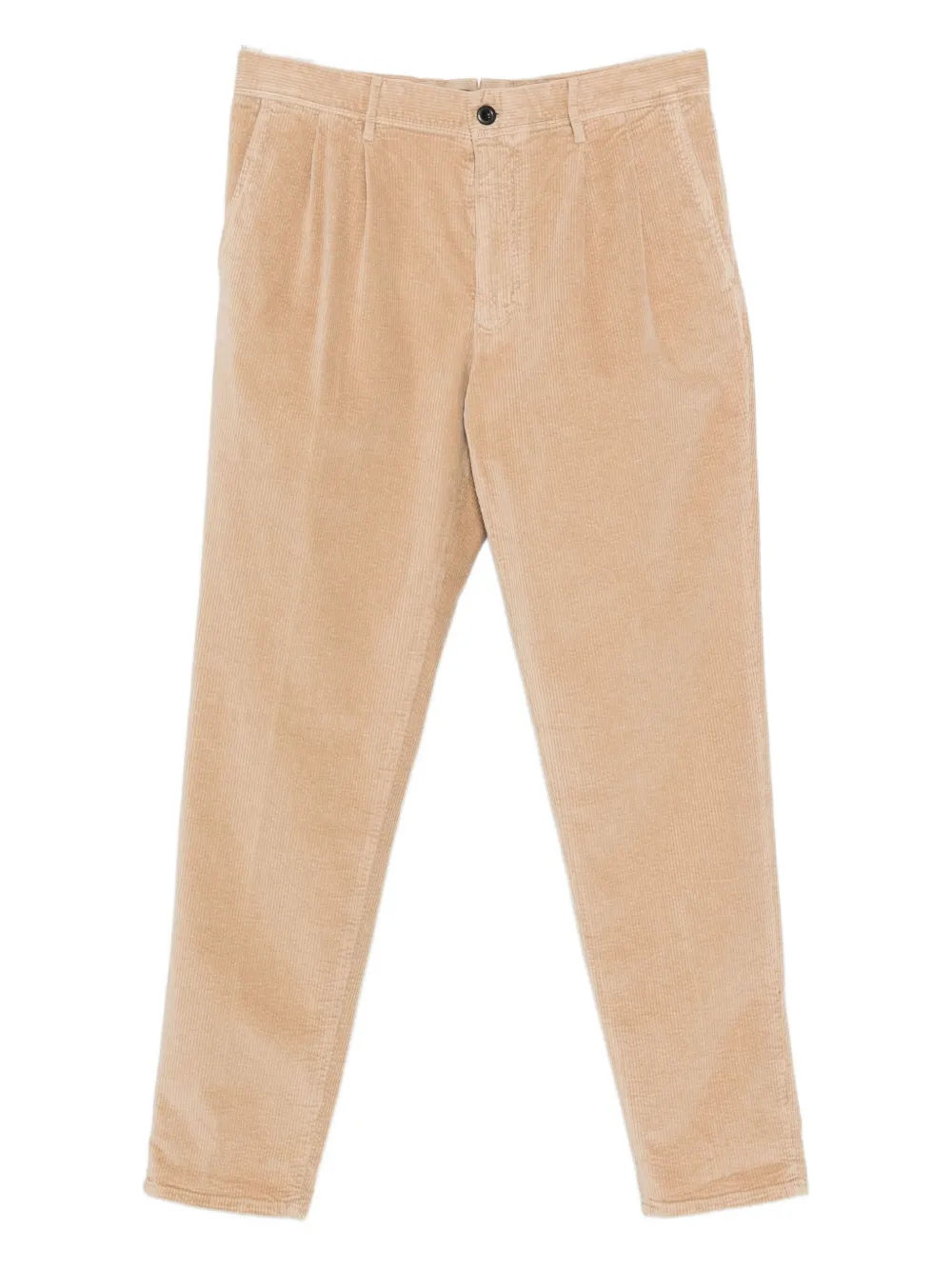 Incotex pleated corduroy trousers | Neutrals | Image 1