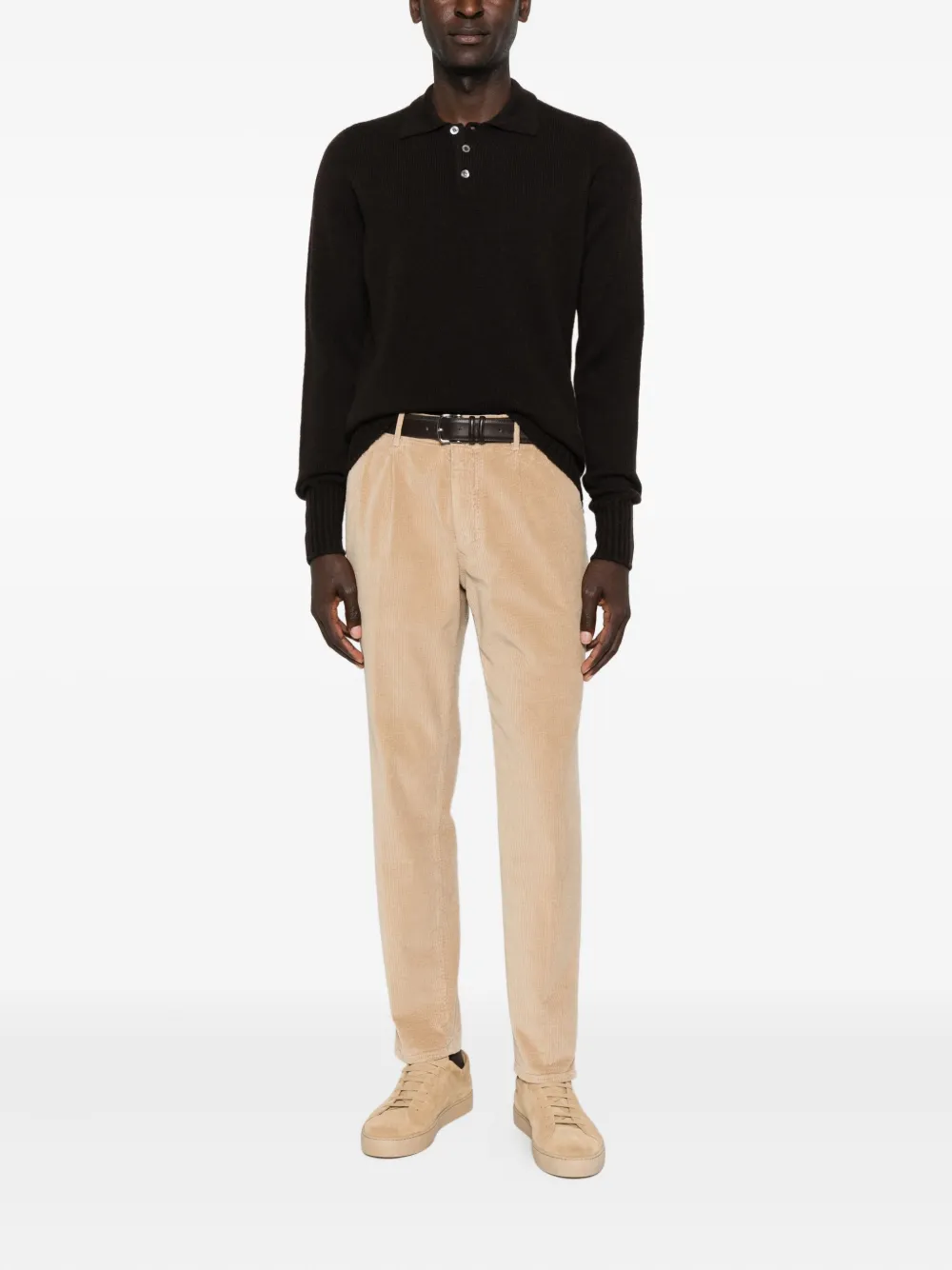 Incotex pleated corduroy trousers | Chinos | Image 2
