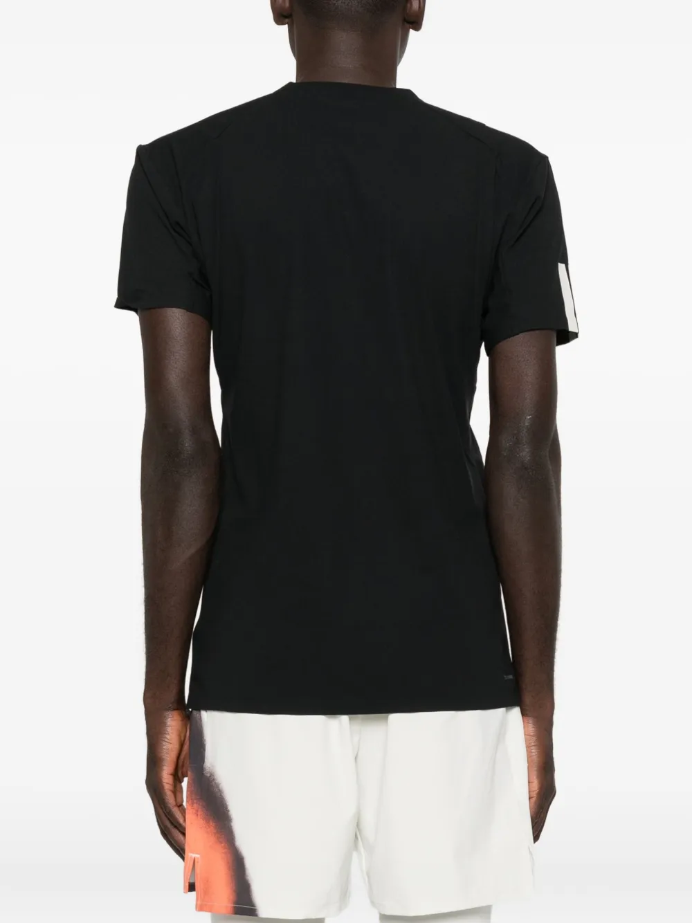 Y-3 T-shirt met vlakken en rits Zwart